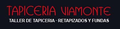 logo tapiceria viamonte horizontal